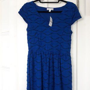 Blue and Black detail Cocktail dress!